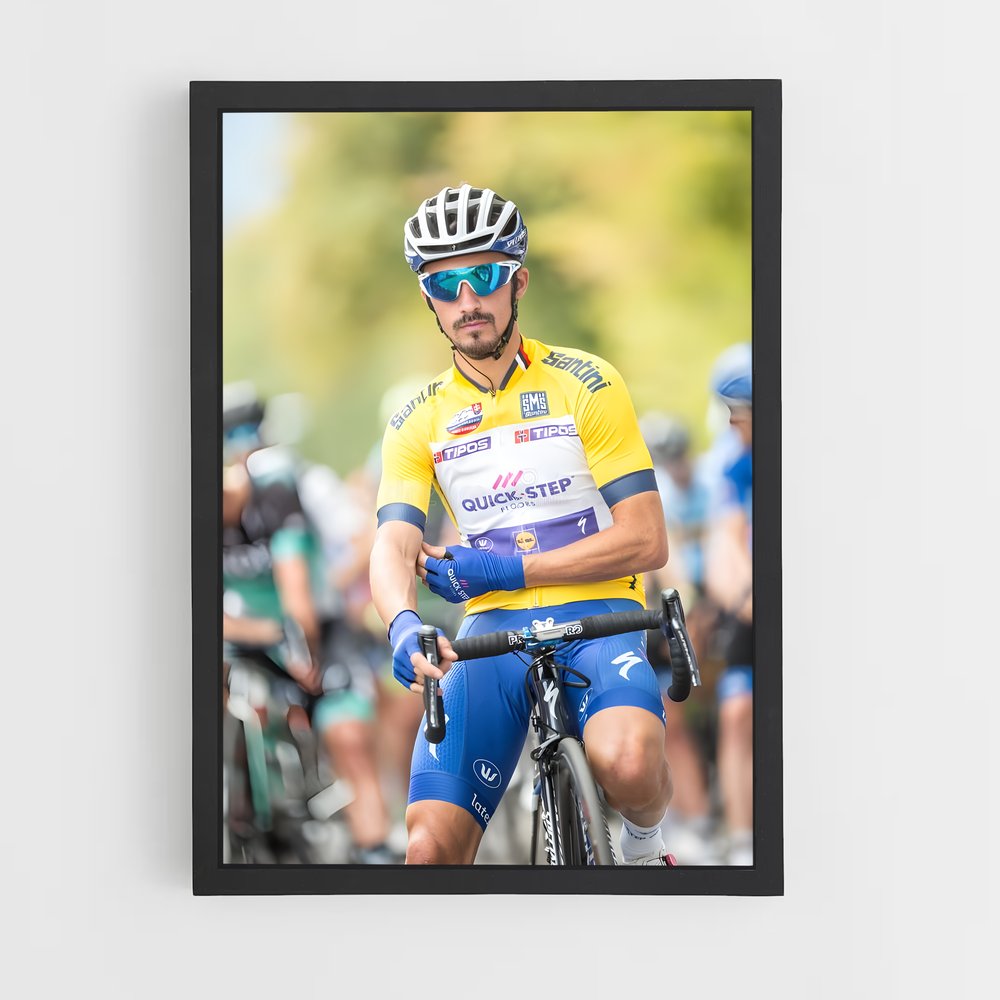 Poster La Course en Jaune – affiche Cyclisme (vue 2)